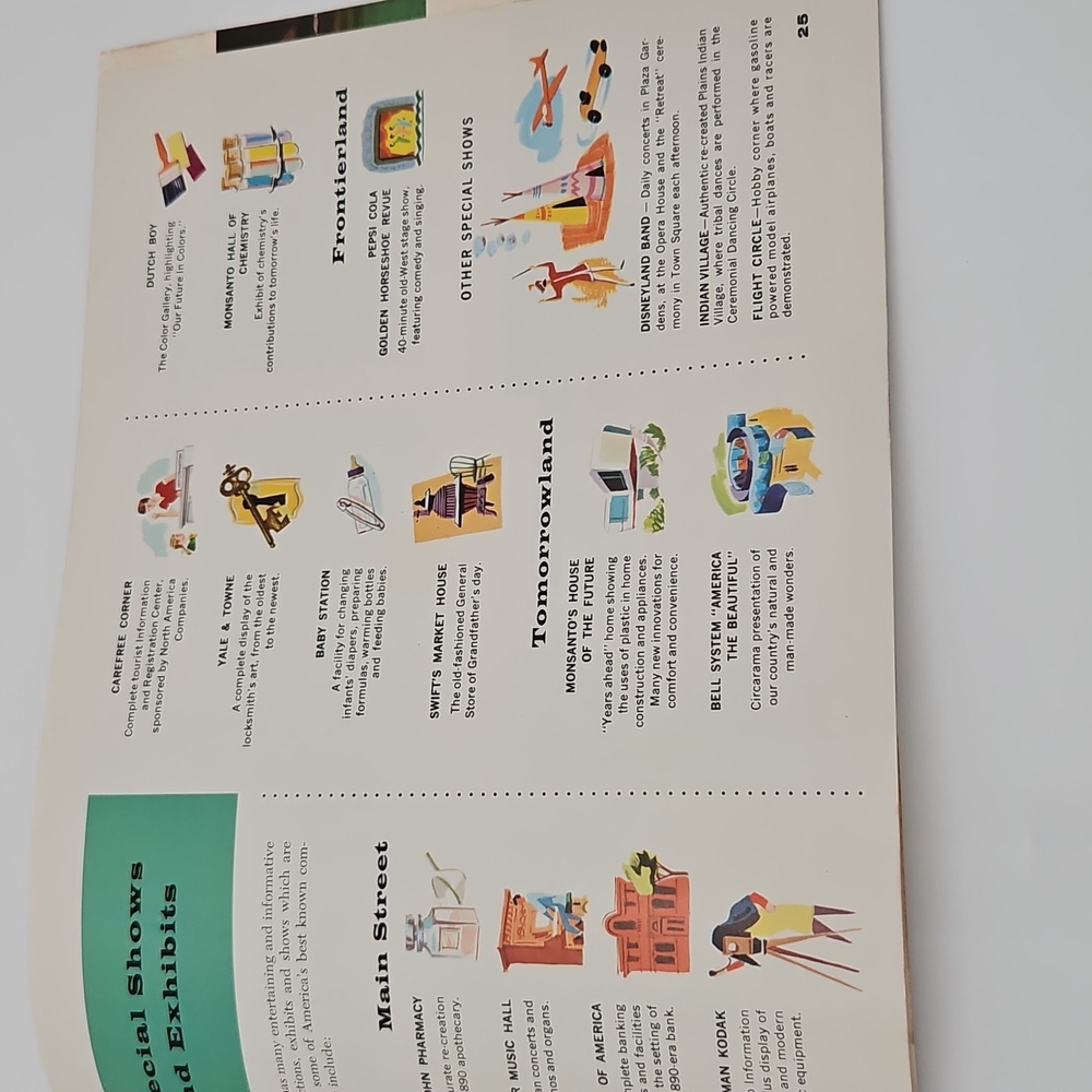 Vintage Walt Disney's Guide to Disneyland Booklet Collectible - Picture 10 of 10